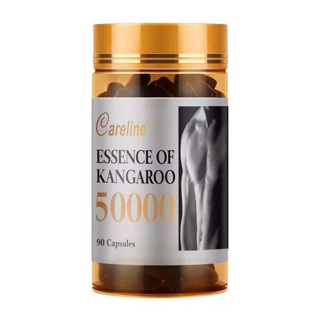 Careline Essence Of Kangaroo 澳洲紅袋鼠精膠囊 50000mg 90粒