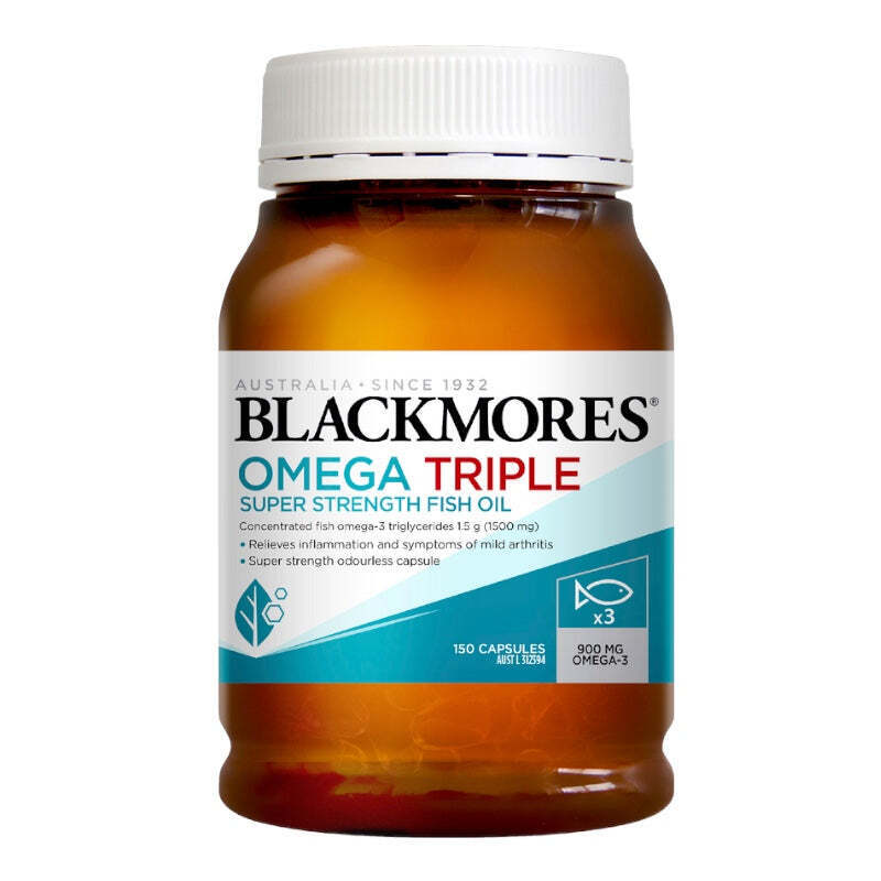 Blackmores OMEGA3 TRIPLE 澳洲澳佳寶 3倍強效魚油 150粒