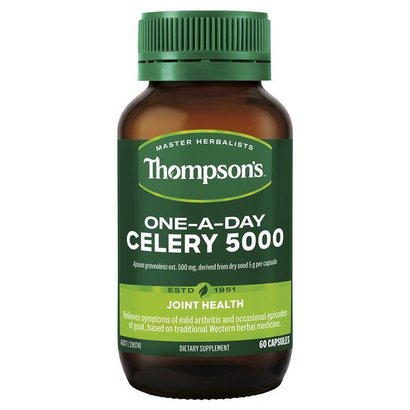 Thompson’s Celery 湯普森 芹菜籽膠囊 5000mg 60粒 適合純素食
