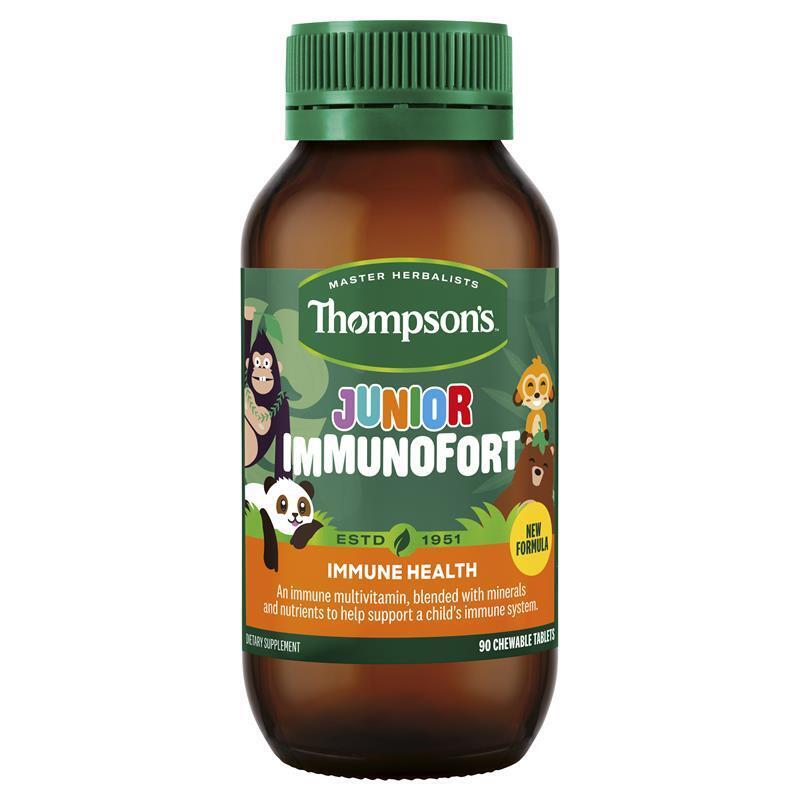 Thompson’s Junior Immunofort 紐西蘭 湯普森 兒童營養免疫片 90片