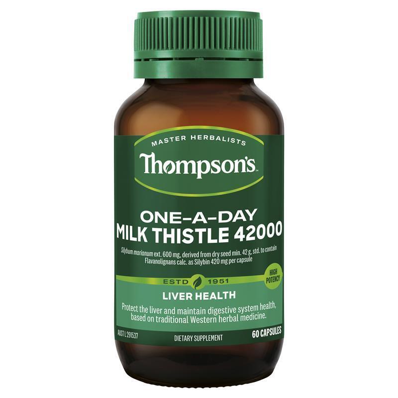 Thompson’s  Milk Thistle 紐西蘭湯普森 奶薊草膠囊 42000mg 60粒 適合純素食