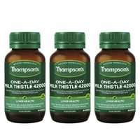 Thompson’s  Milk Thistle 紐西蘭湯普森 奶薊草膠囊 42000mg 60粒 適合純素食 3入