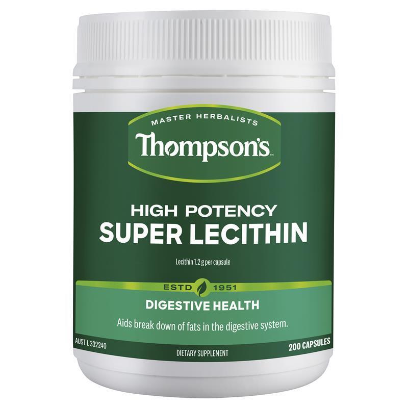 Thompson’s Super Lecithin 紐西蘭湯普森 超級卵磷脂膠囊 200粒