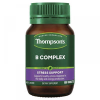 Thompson's B Complex 湯普森 維他命B群複合片 100粒 適合純素食