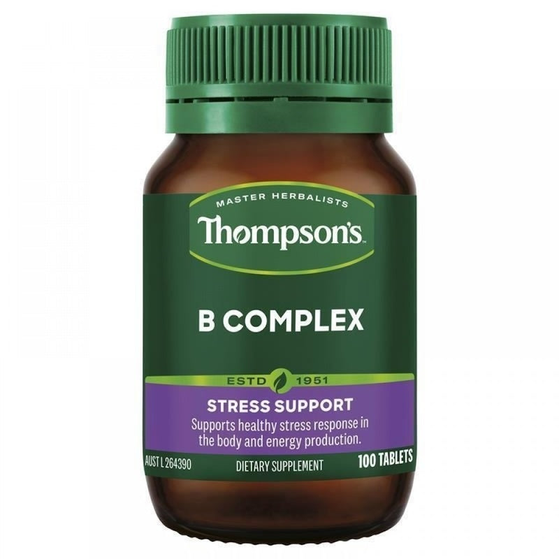 Thompson's B Complex 湯普森 維他命B群複合片 100粒 適合純素食