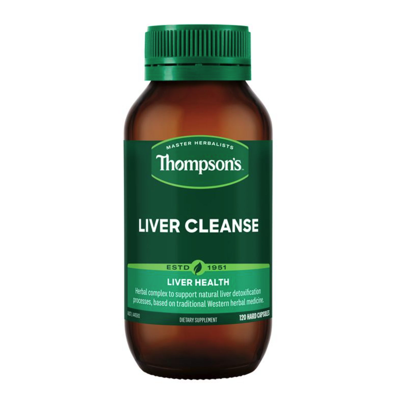 Thompson's Liver Cleanse 湯普森 草本清肝片 120粒 適合純素食