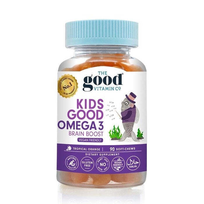 The Good Vitamin Co OMEGA-3紐西蘭兒童腦力軟糖 90粒