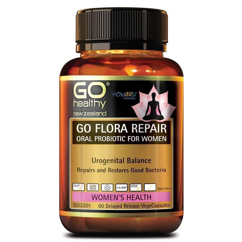 Go Healthy Go Flora Repair 女性修復益生菌膠囊 60粒 素食膠囊