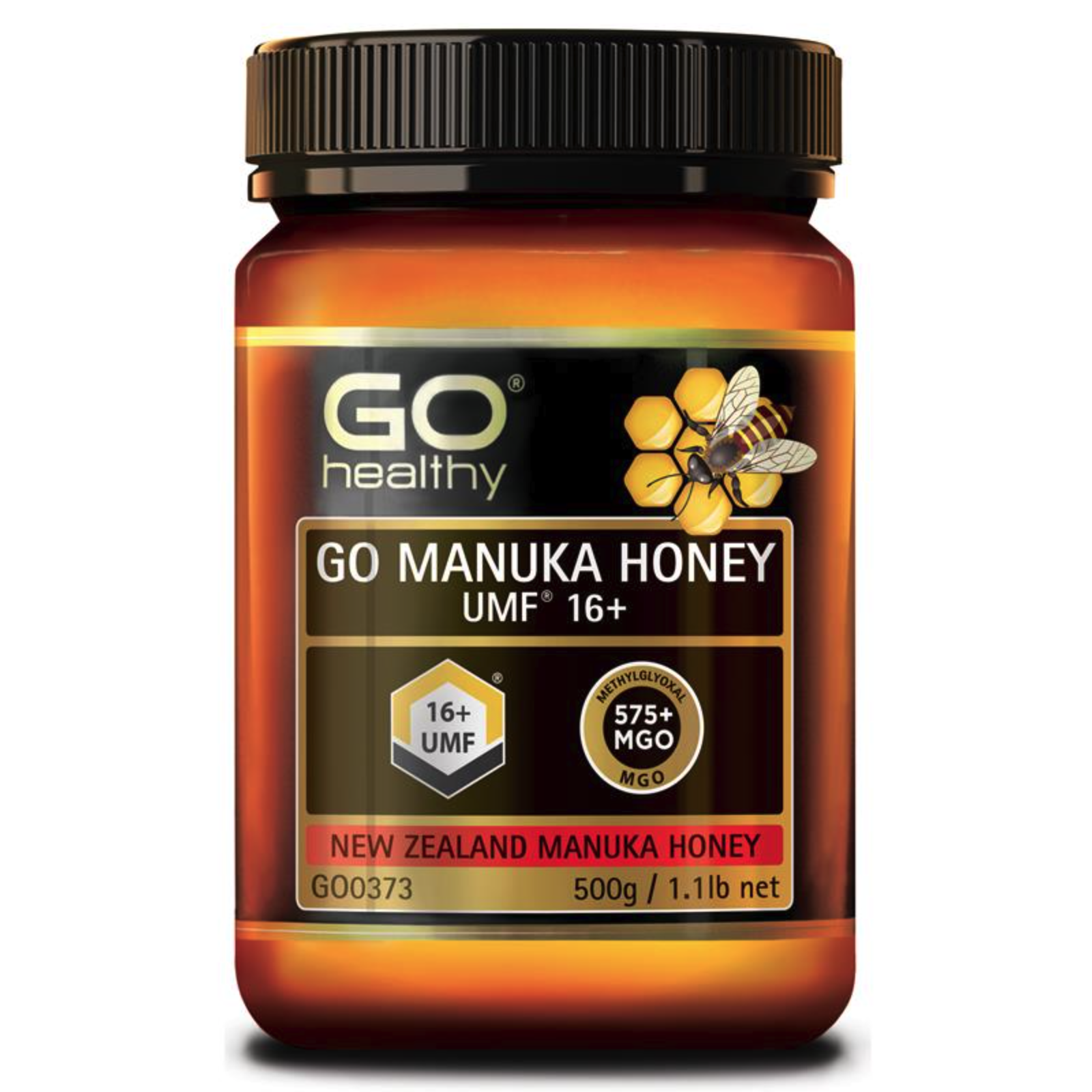 Go Healthy Manuka Honey 紐西蘭 麥蘆卡蜂蜜 UMF16+,MGO 575+ 500克