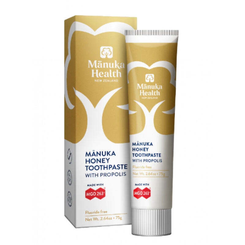 Manuka Health Manuka Honey Toothpaste 紐西蘭蜜紐康 麥蘆卡蜂蜜蜂膠牙膏75g