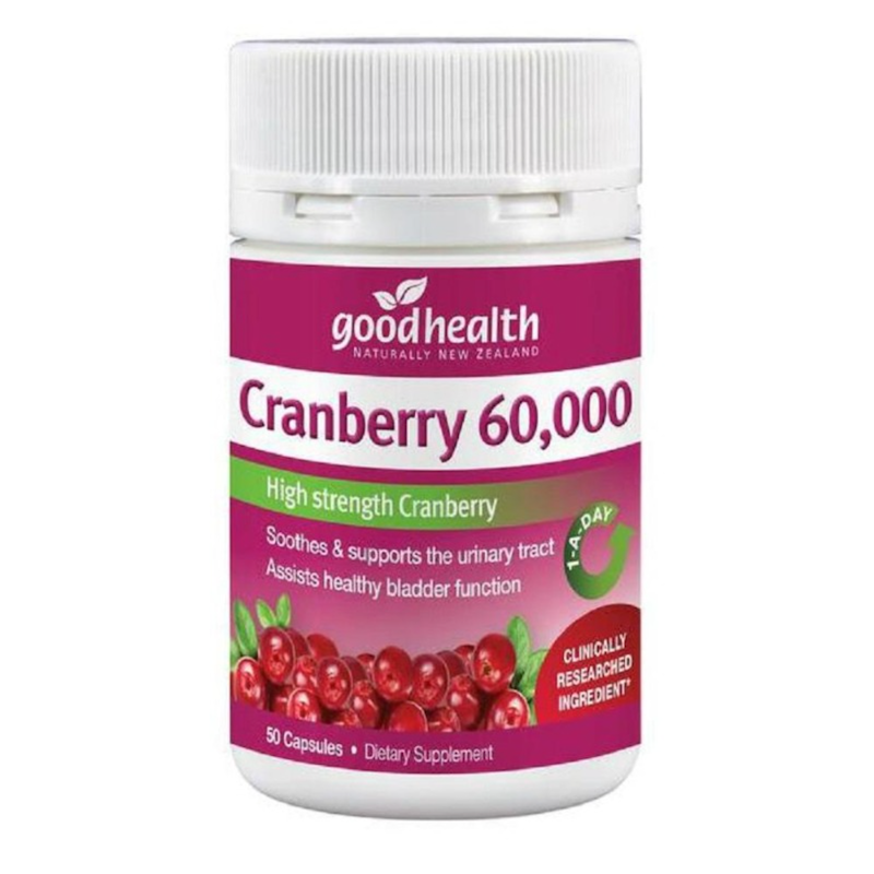 Good Health Cranberry 紐西蘭好健康 高含量蔓越莓 60,000mg 50粒