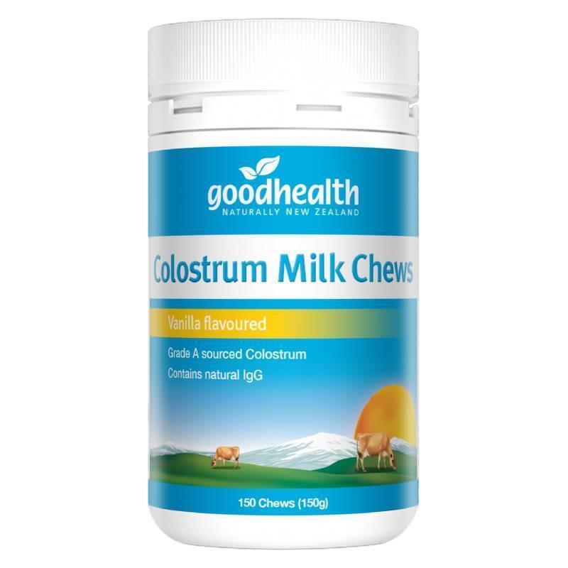 Good Health 紐西蘭好健康牛奶初乳咀嚼片 香草口味 150粒