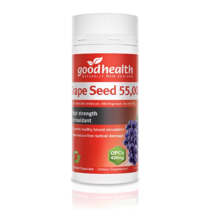 Good Health Grape Seed 紐西蘭好健康 葡萄籽膠囊 55000mg 90粒