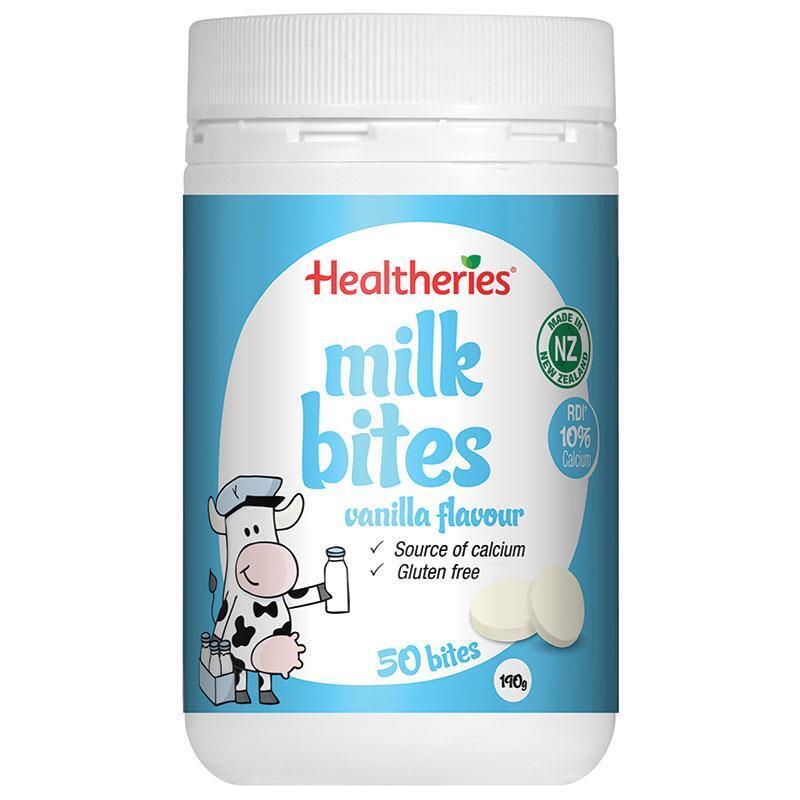 Healtheries Milk Bites 紐西蘭賀壽利 香濃牛奶片 50片 香草