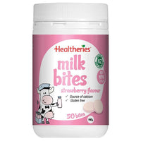 Healtheries Milk Bites 紐西蘭賀壽利 香濃牛奶片 50片 草莓