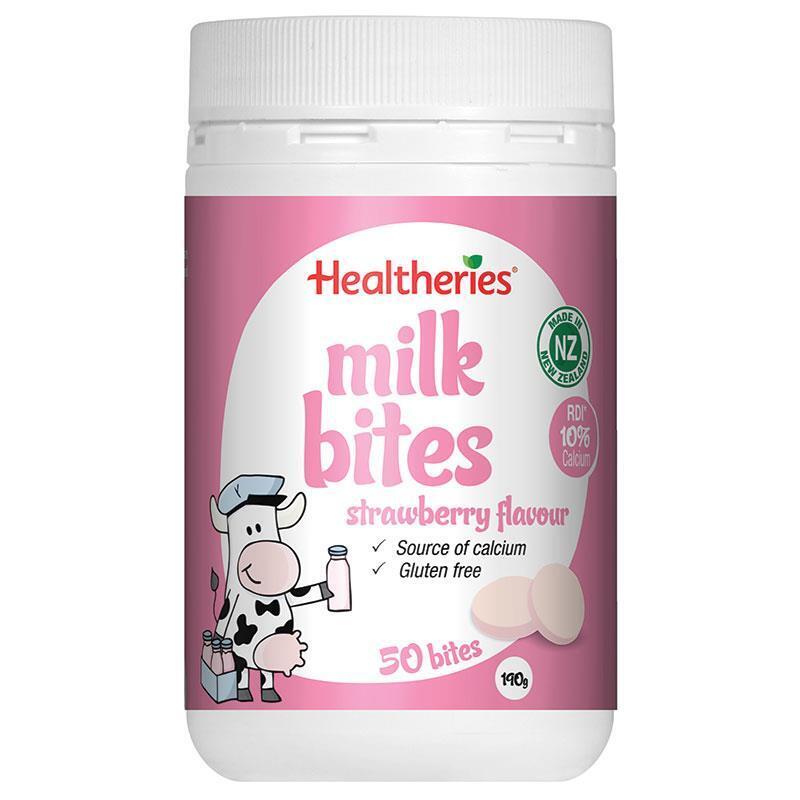 Healtheries Milk Bites 紐西蘭賀壽利 香濃牛奶片 50片 草莓