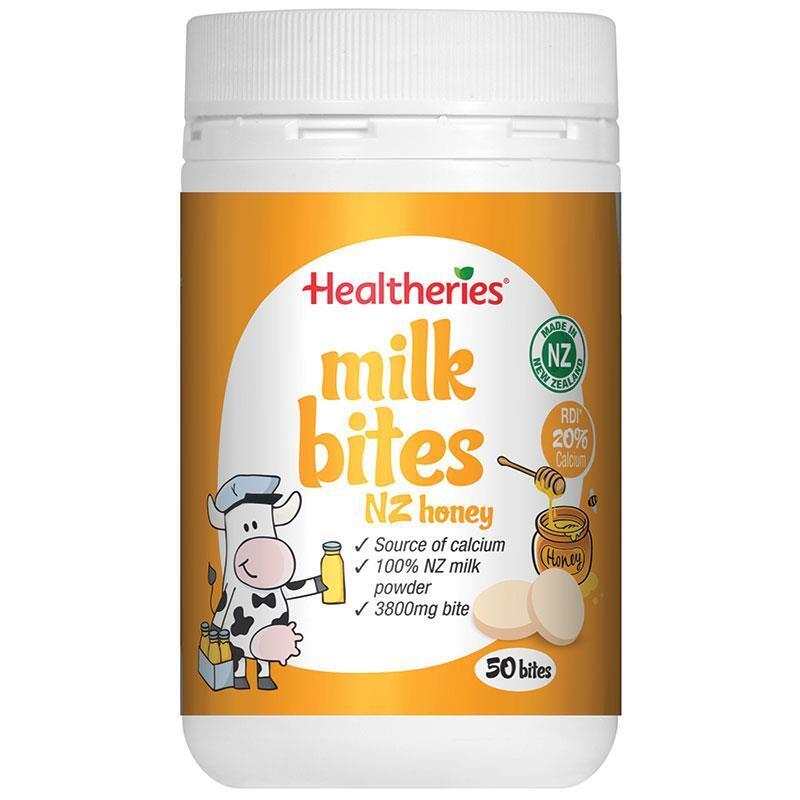 Healtheries Milk Bites 紐西蘭賀壽利 香濃牛奶片 50片 蜂蜜