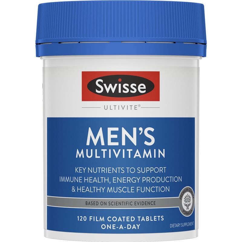Swisse Men's Multivitamin 澳洲 男士綜合維他命 120粒