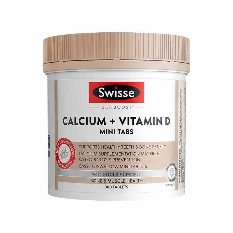 Swisse Calcium + Vitamin D 澳洲鈣片維他命D 迷你粒 300粒