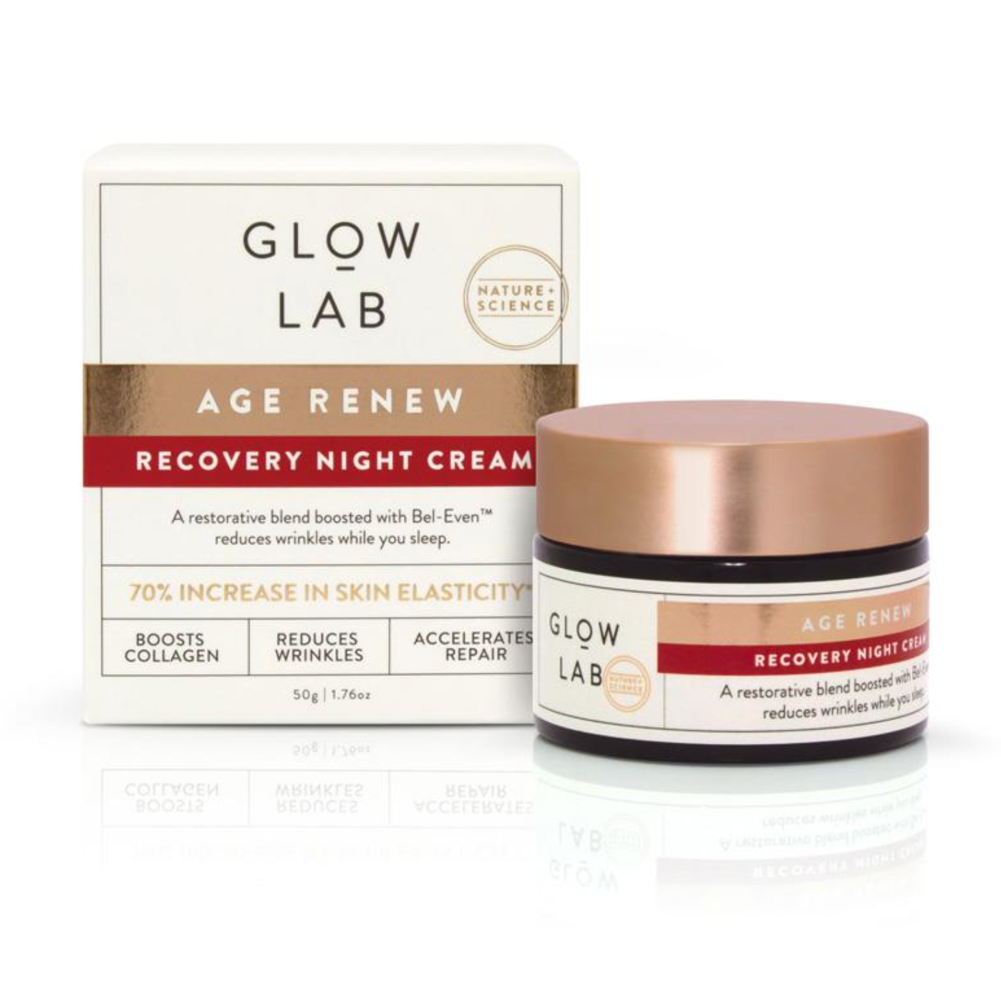 Glow Lab Age Renew Recovery Night Cream 紐西蘭抗老修復晚霜 50g