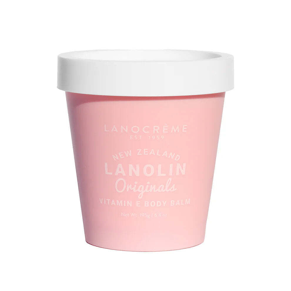 Lanocreme Vitamin E Body Balm 紐西蘭 維他命Ｅ羊毛脂潤膚膏 195g