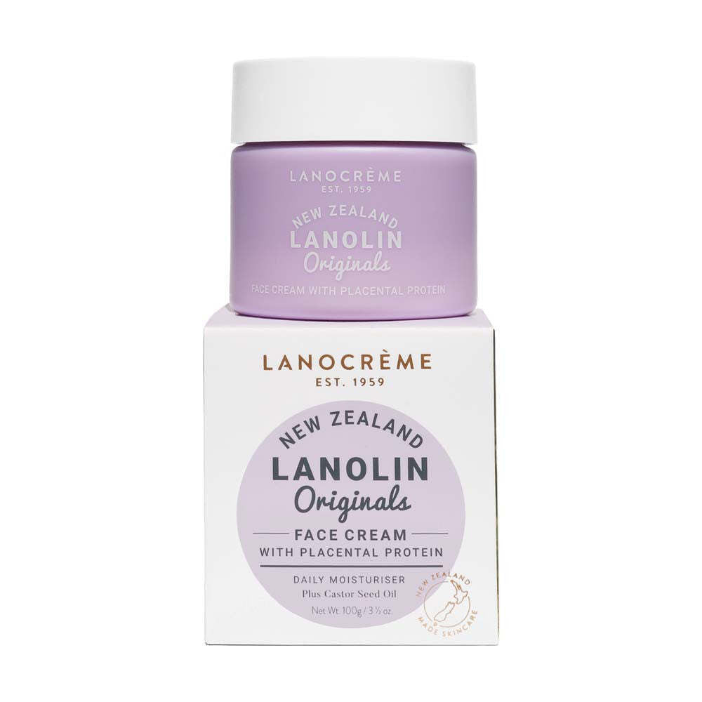 Lanocreme Lanolin Face Cream with Placental Protein 紐西蘭 胎盤蛋白羊毛脂面霜 100g