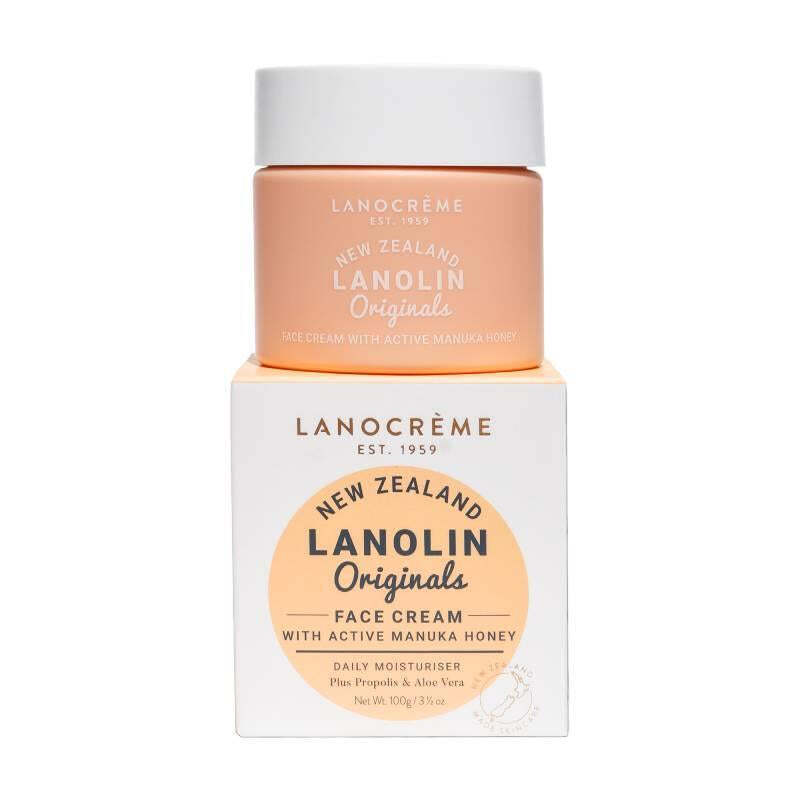 Lanocreme Original Face Cream with Active Manuka Honey 紐西蘭 活性麥蘆卡蜂蜜 羊毛脂 乳霜 100g