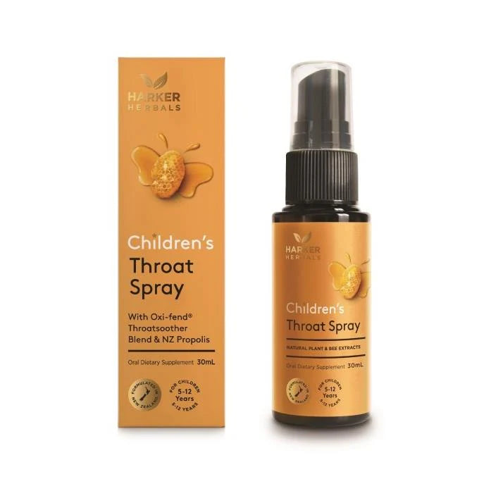 Harker Herbals Children's Throat Spray 紐西蘭 兒童喉嚨蜂膠噴霧 30ml