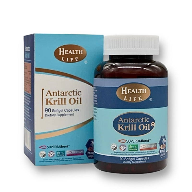 Health Life High Strength Antarctic Krill Oil 紐西蘭  1500mg 高含量南極磷蝦油60粒