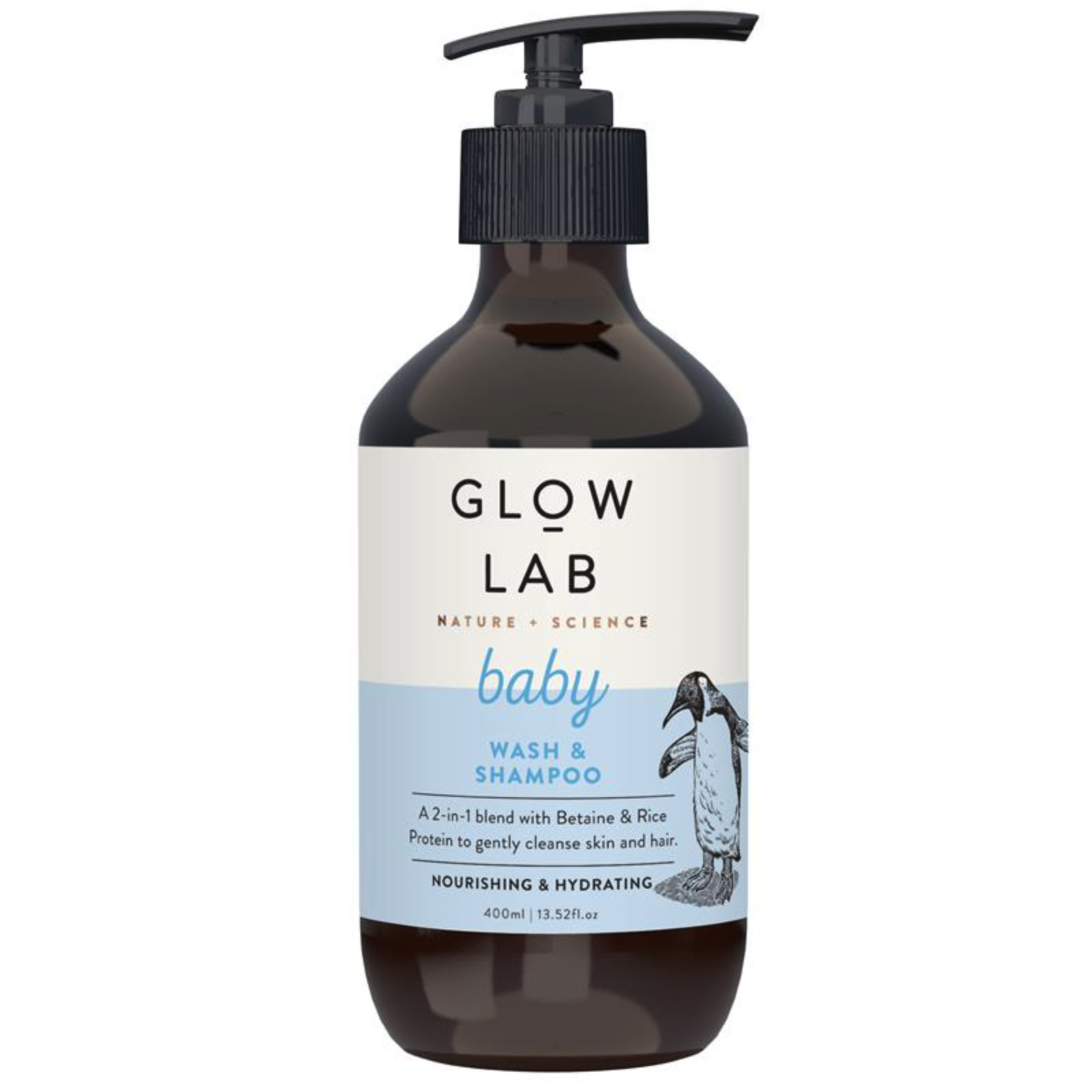 Glow Lab Baby Body Wash & Shampoo 幼兒二合一沐浴洗髮露 400ml