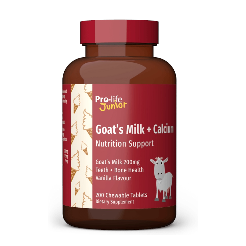 Prolife Junior Goat's Milk + Calcium 紐西蘭 兒童羊奶鈣 200粒 香草口味