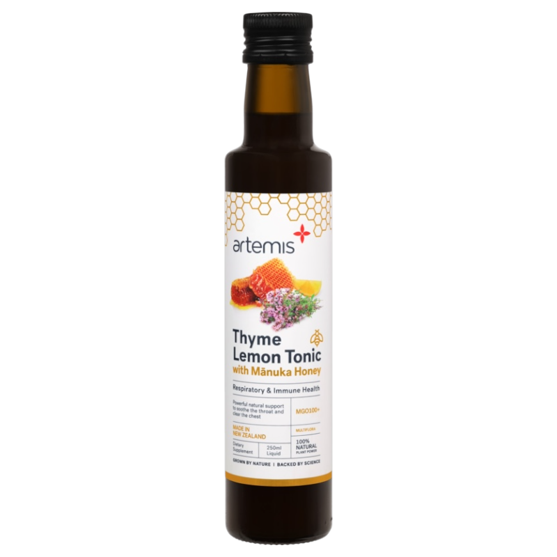 Artemis Thyme Lemon Tonic 紐西蘭 百里香檸檬滋養液 + 麥蘆卡蜂蜜 250ml