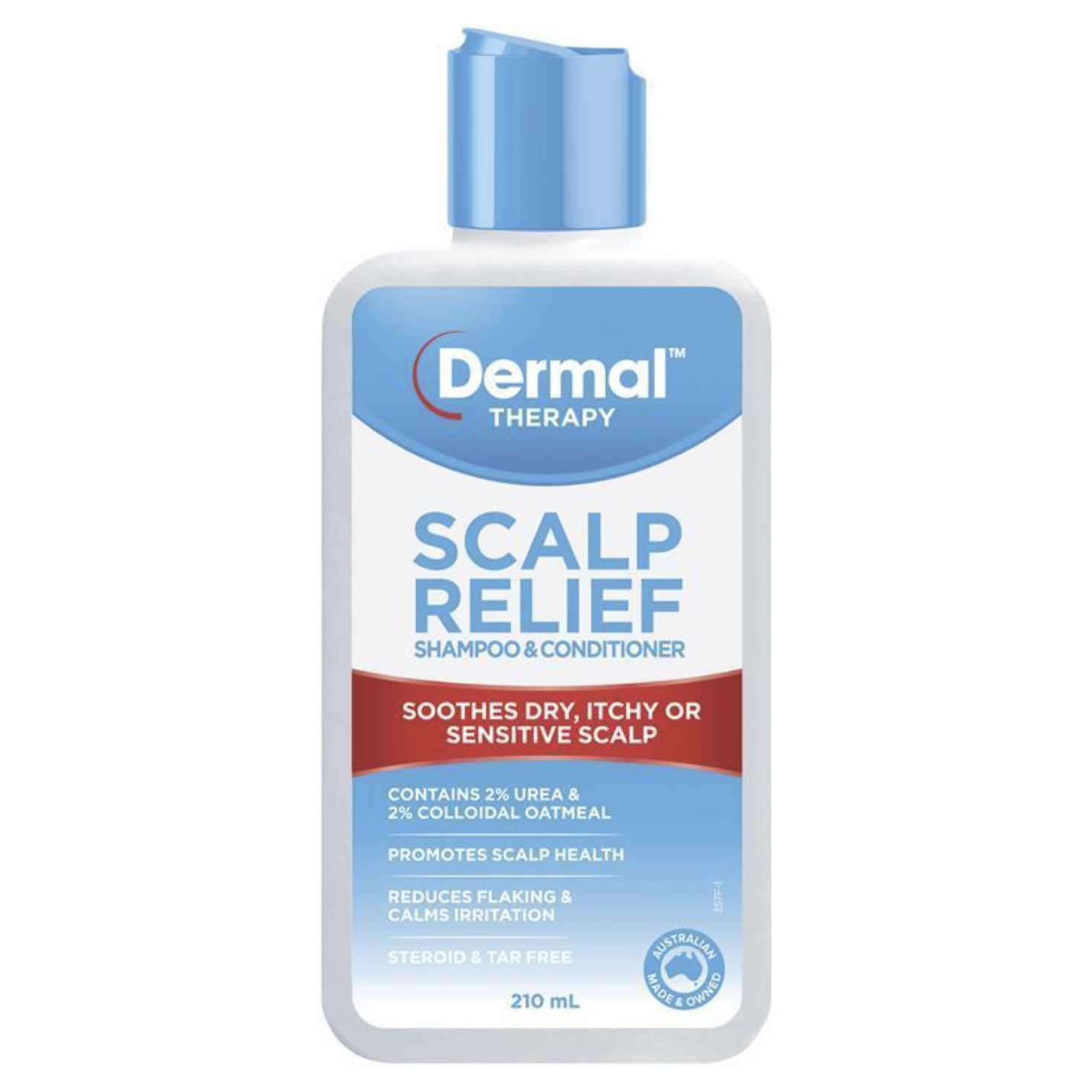 Dermal Therapy Scalp Relief Shampoo & Conditioner 澳洲 二合一頭皮舒緩洗髮精 210ml