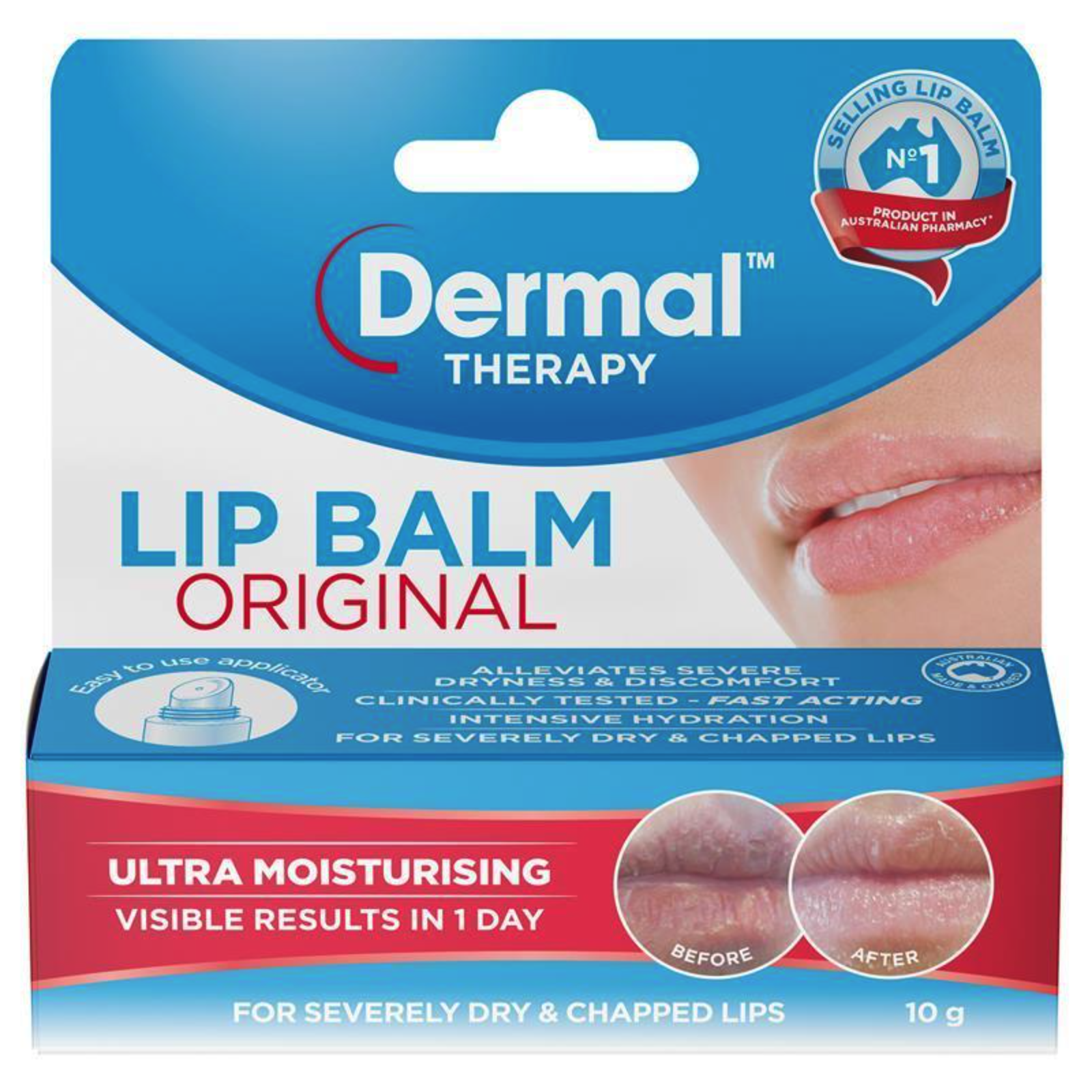 Dermal Therapy Original Lip Balm 澳洲 加強修復潤唇膏 10g