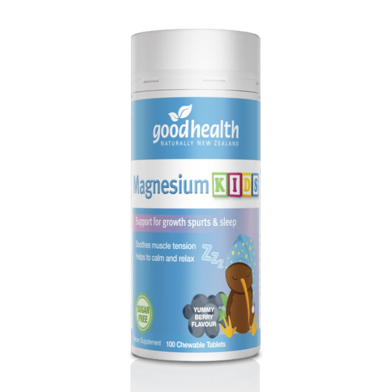 Good Health Magnesium Kids 紐西蘭 好健康 兒童鎂夢助長片 100片