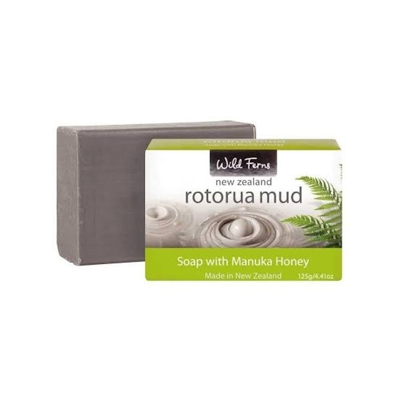 Wild Ferns Rotorua Mud Soap with Manuaka Honey 紐西蘭 火山泥皂含麥蘆卡蜂蜜 125g