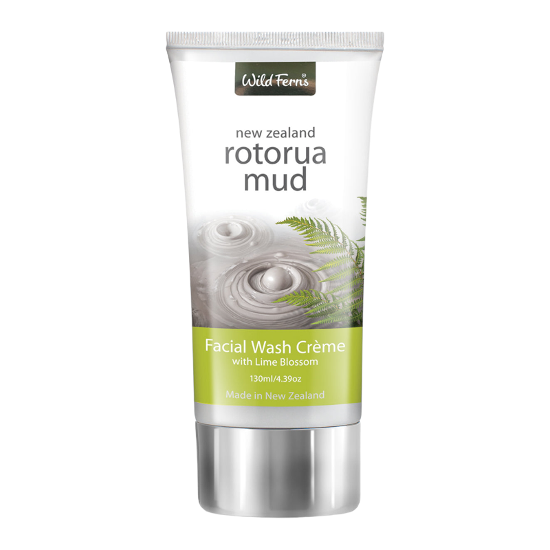 Wild Ferns Rotorua Mud Facial Wash Creme 紐西蘭帕氏 火山泥青檸洗面乳 130ml
