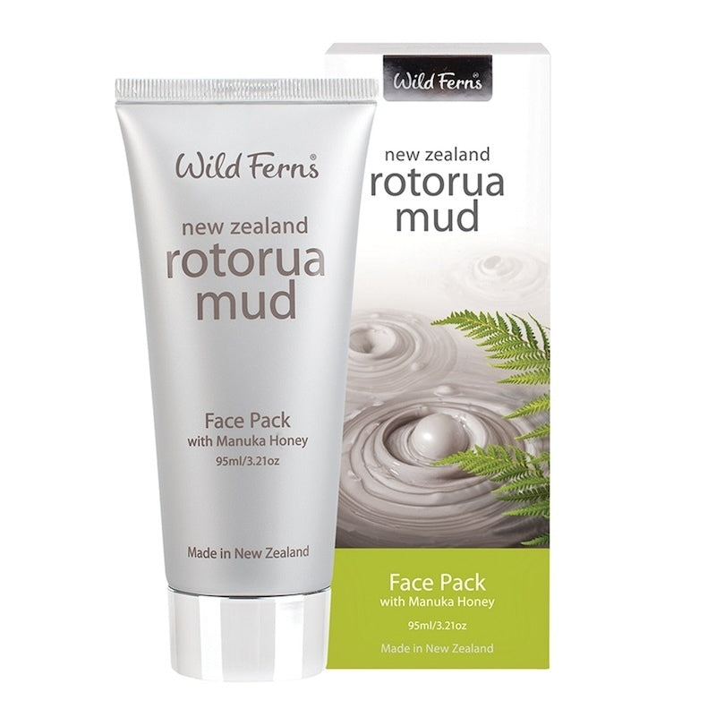 Wild Ferns Rotorua Mud Face Pack with Manuka Honey 80+ 紐西蘭 火山泥麥盧卡蜂蜜面膜 95ml