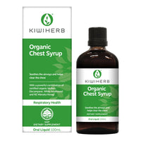 Kiwiherb Organic Chest Syrup 紐西蘭 成人草本清肺糖漿 100ml