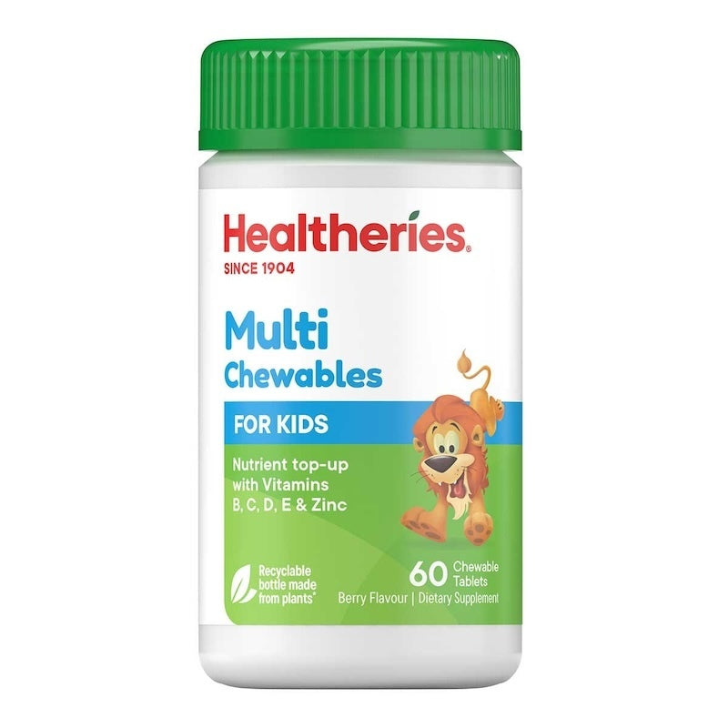 Healtheries Multi For Kids 賀壽利兒童綜合維他命 咀嚼錠 60粒