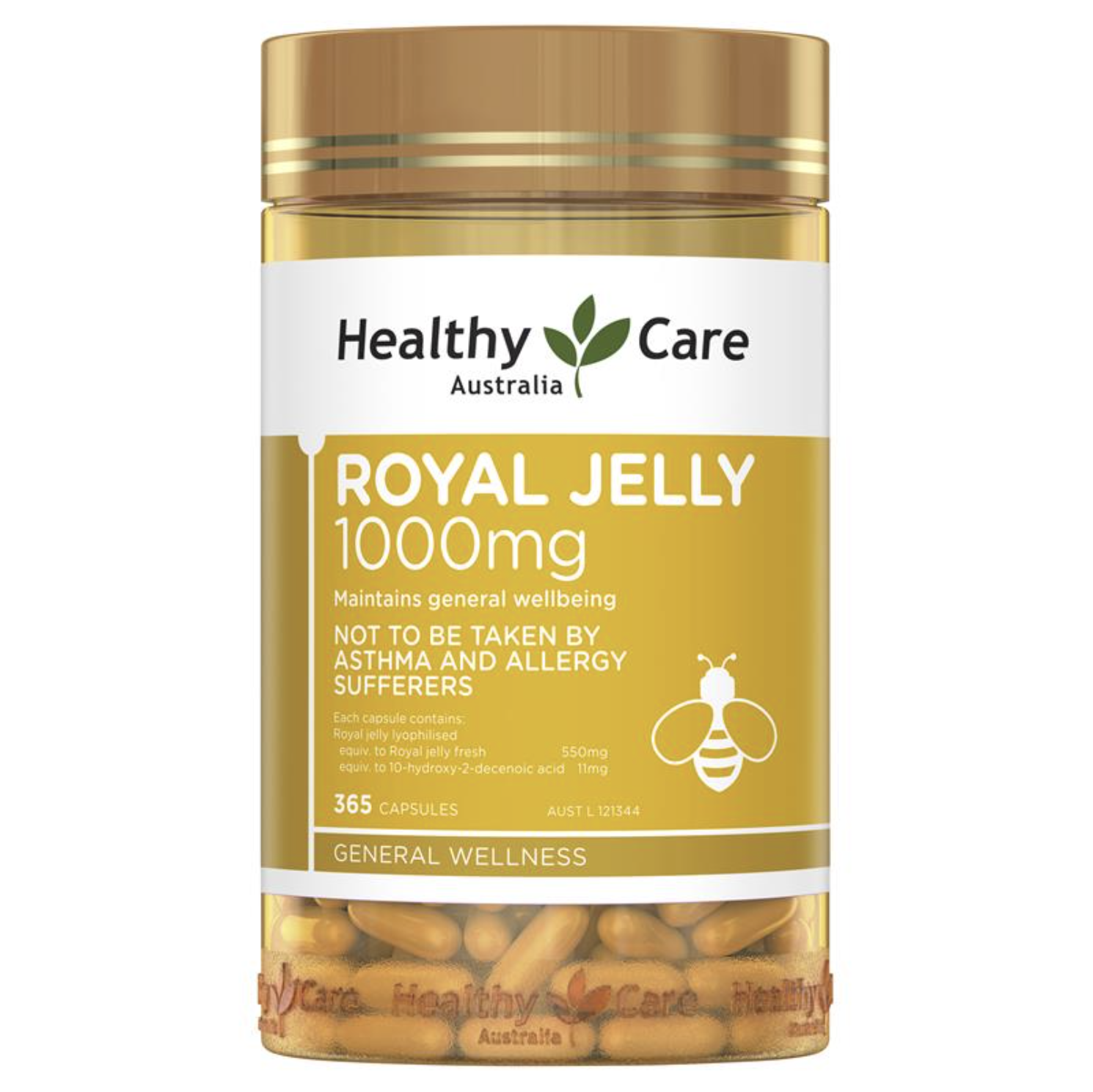 Healthy Care 澳洲 蜂王漿膠囊 1000mg 365粒