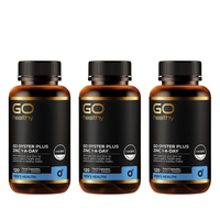 Go Healthy Oyster + Zinc 紐西蘭高之源 生蠔+鋅膠囊 120粒 素食膠囊 3入