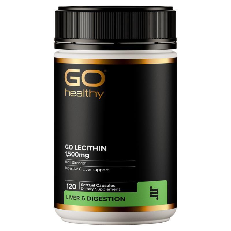 Go Healthy Lecithin 紐西蘭高之源 卵磷脂膠囊 1500mg 120粒