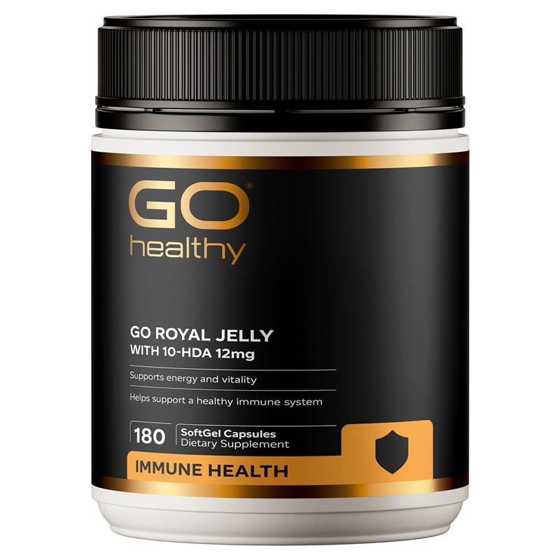 Go Healthy Roayl Jelly紐西蘭高之源 天然蜂王漿膠囊 1000mg 180粒