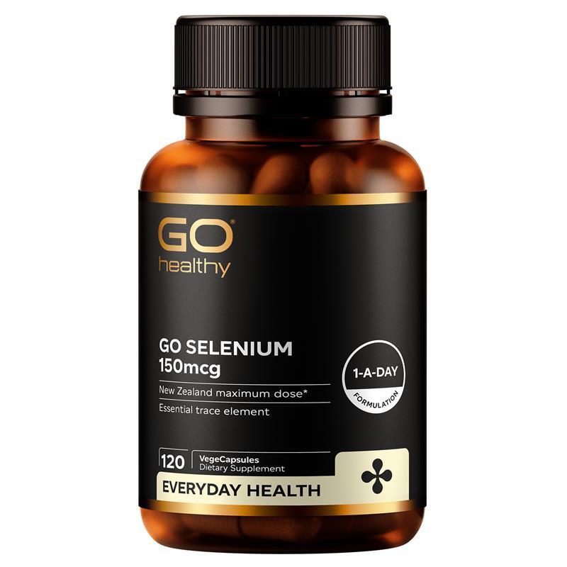 Go Healthy Selenium 紐西蘭 補硒膠囊 150mcg 120粒 素食膠囊