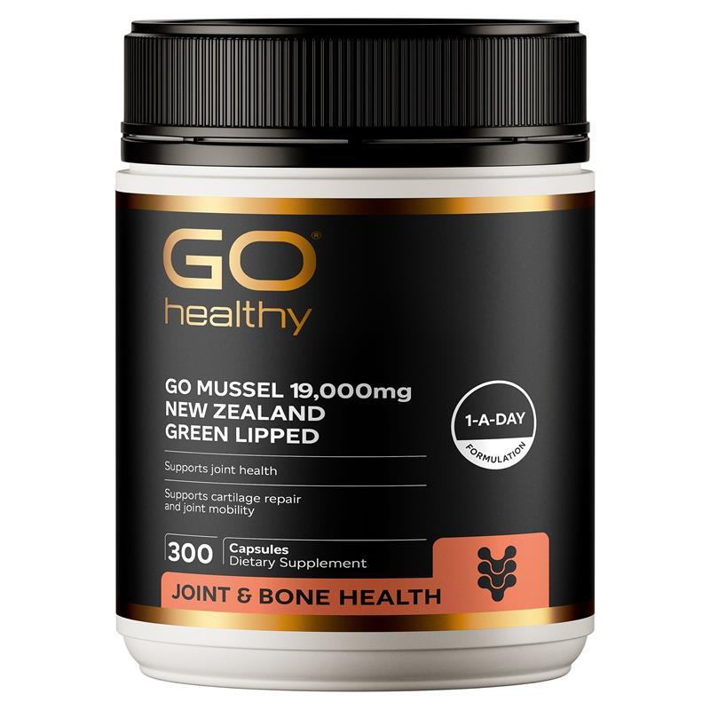Go Healthy Go Mussel 紐西蘭高之源 青口精華關節保護膠囊 19000mg 300粒