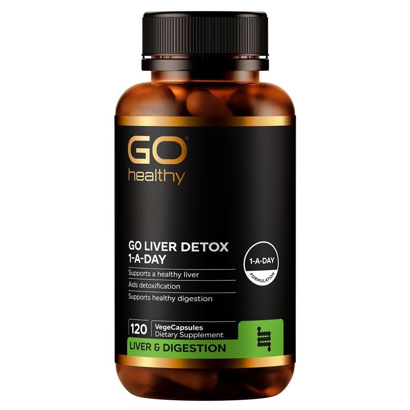 Go Healthy Liver Detox 紐西蘭高之源 護肝排毒膠囊 120粒 素食膠囊