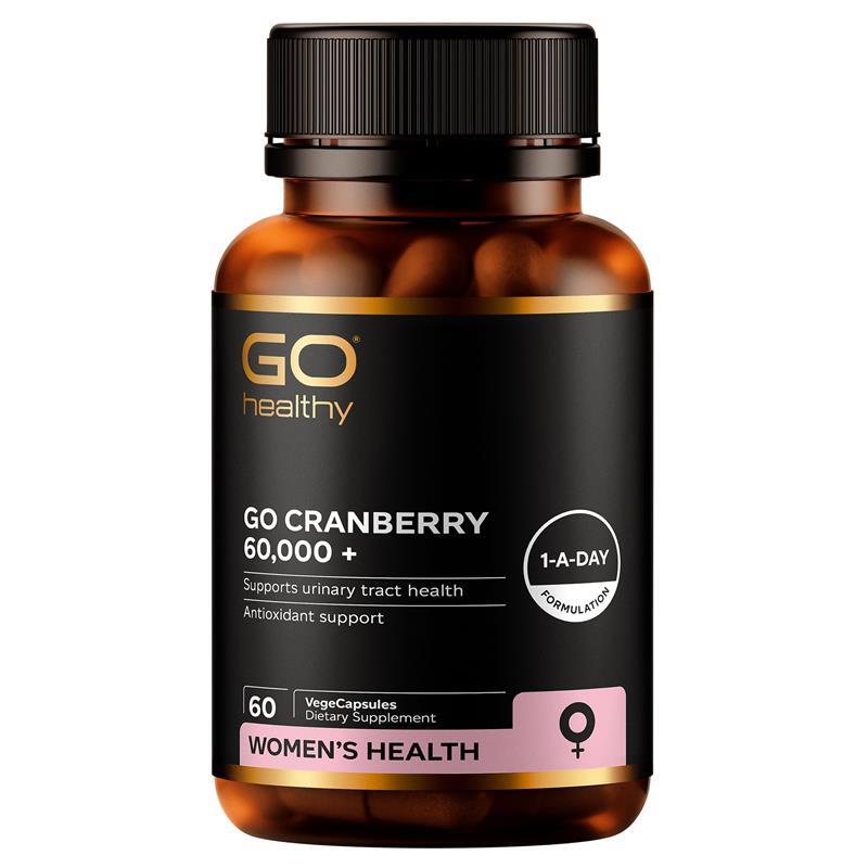 Go Healthy Cranberry 紐西蘭高之源 高含量蔓越莓膠囊 60000mg 60粒 素食膠囊