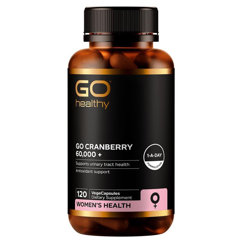 Go Healthy Cranberry 紐西蘭高之源 高含量蔓越莓膠囊 60000mg 120粒 素食膠囊