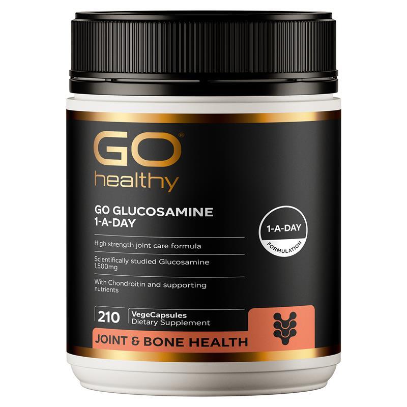 GO Healthy Glucosamine 紐西蘭高之源 葡萄糖胺維骨力 1500mg 210粒 素食膠囊